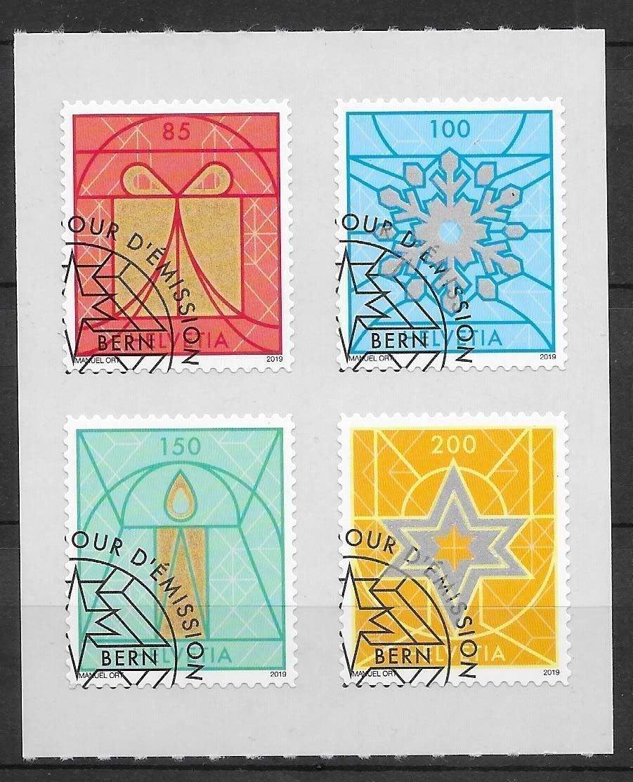 Tutti i francobolli: M1758 - Noel 2019 1er jour – Usato da Trélex venduto da Phil_Albert