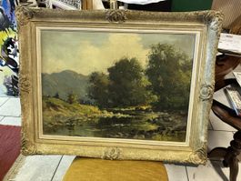 Paul Kömme 1891-1972 Öl auf Lwd. 50x70 cm Taverne Tessin