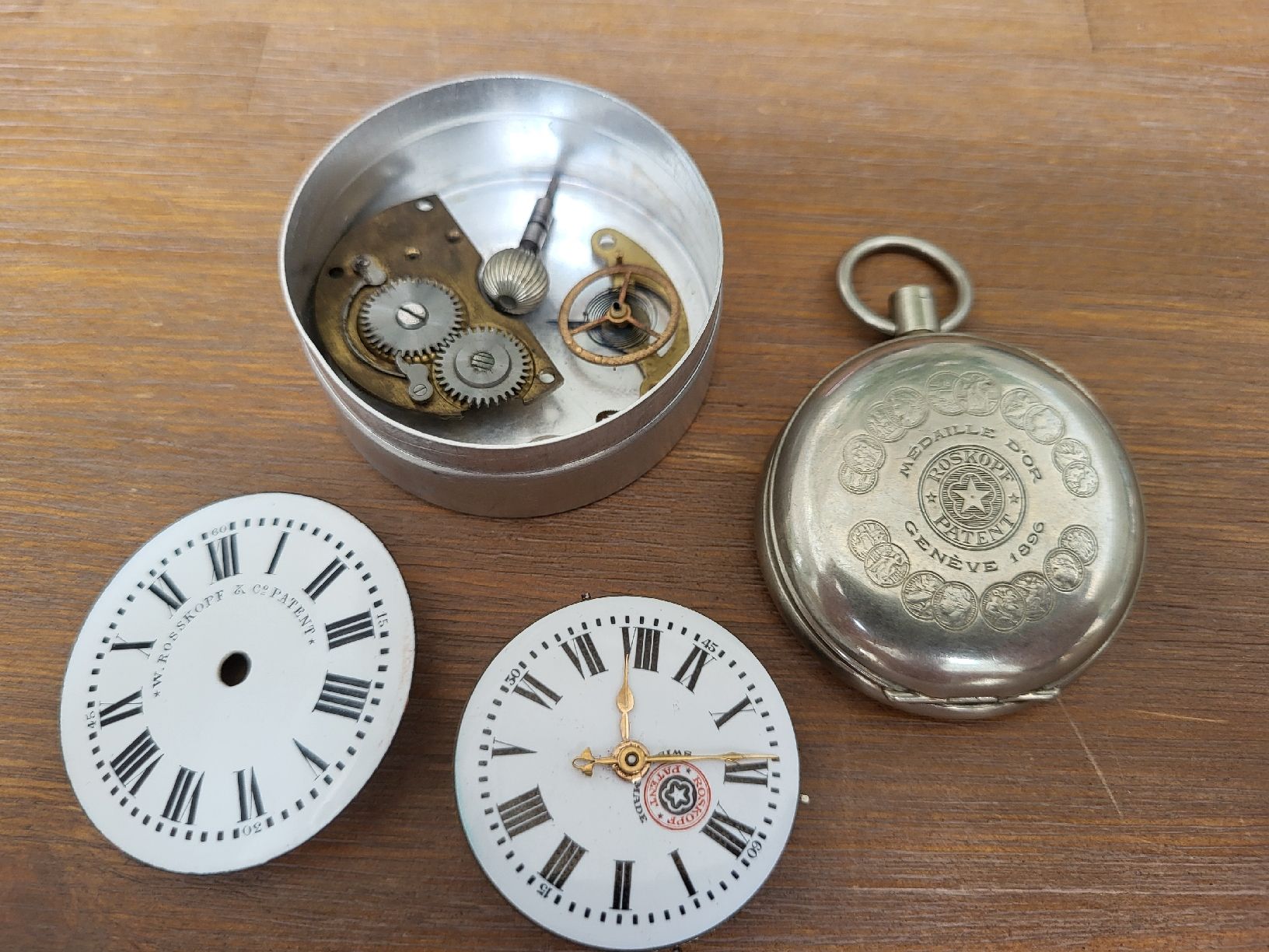 Orologi: TASCHENUHR TEILE ROSSKOPF – Difettoso da Lommiswil venduto da Fridu_C 1