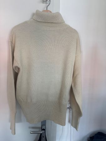 North Sea Clothing Submariner Rollneck Sweater in Ecru