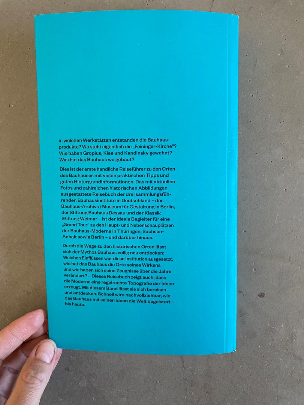 Libri: Das Bauhaus-Reisebuch Weimar Dessau Berlin – Usato da Zürich venduto da fritzfranzantoni 7