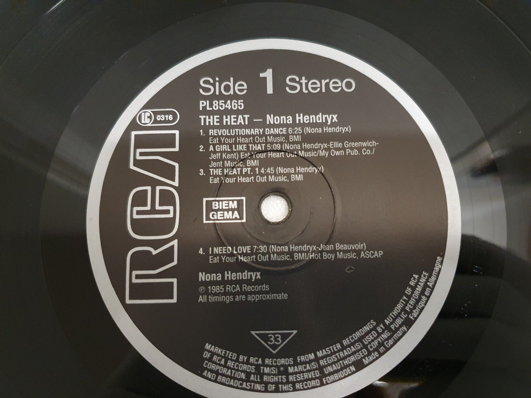Schallplatten: Nona Hendryx – The Heat – Gebraucht aus Uster von  3