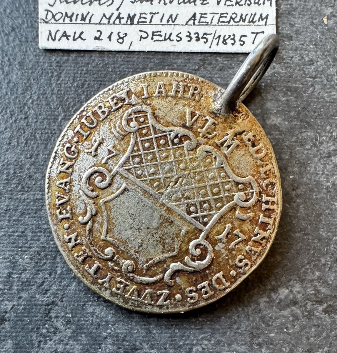 Alle Münzen: Ulm 1717 Silberabschlag vom Dukaten – Gebraucht aus Meilen von coins4sale 1