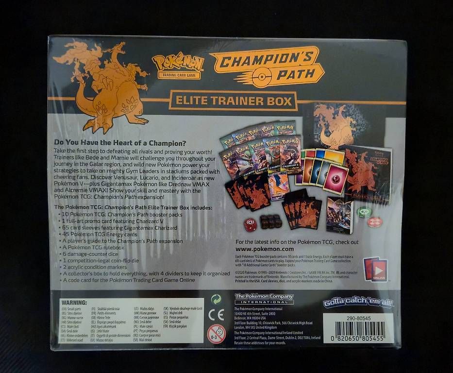 Pokémon Carte collezionabili: Pokémon Champions Path ETB – Nuovo e nell'imballaggio originale da Basel venduto da SwissVault 1