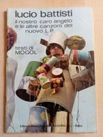 Lucio Battisti "Il Nostro Caro Angelo" - Songbuch