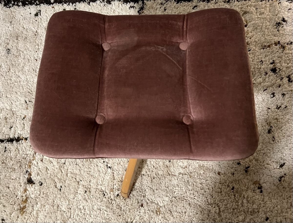 Sgabelli: Vintage Klavier Hocker mit Polster – Usato da Hunzenschwil venduto da Madachica 3