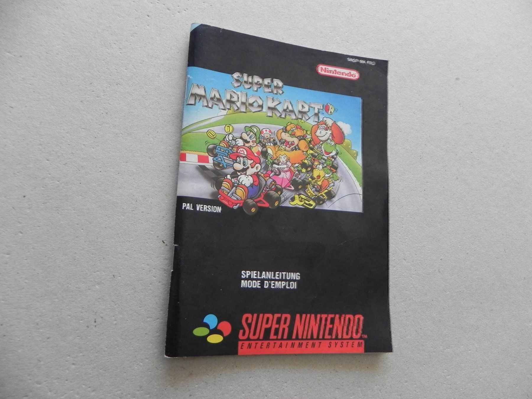 Giochi: Anleitung SNES Nintendo Super Mario Kart – Usato da Siebnen venduto da krimsie
