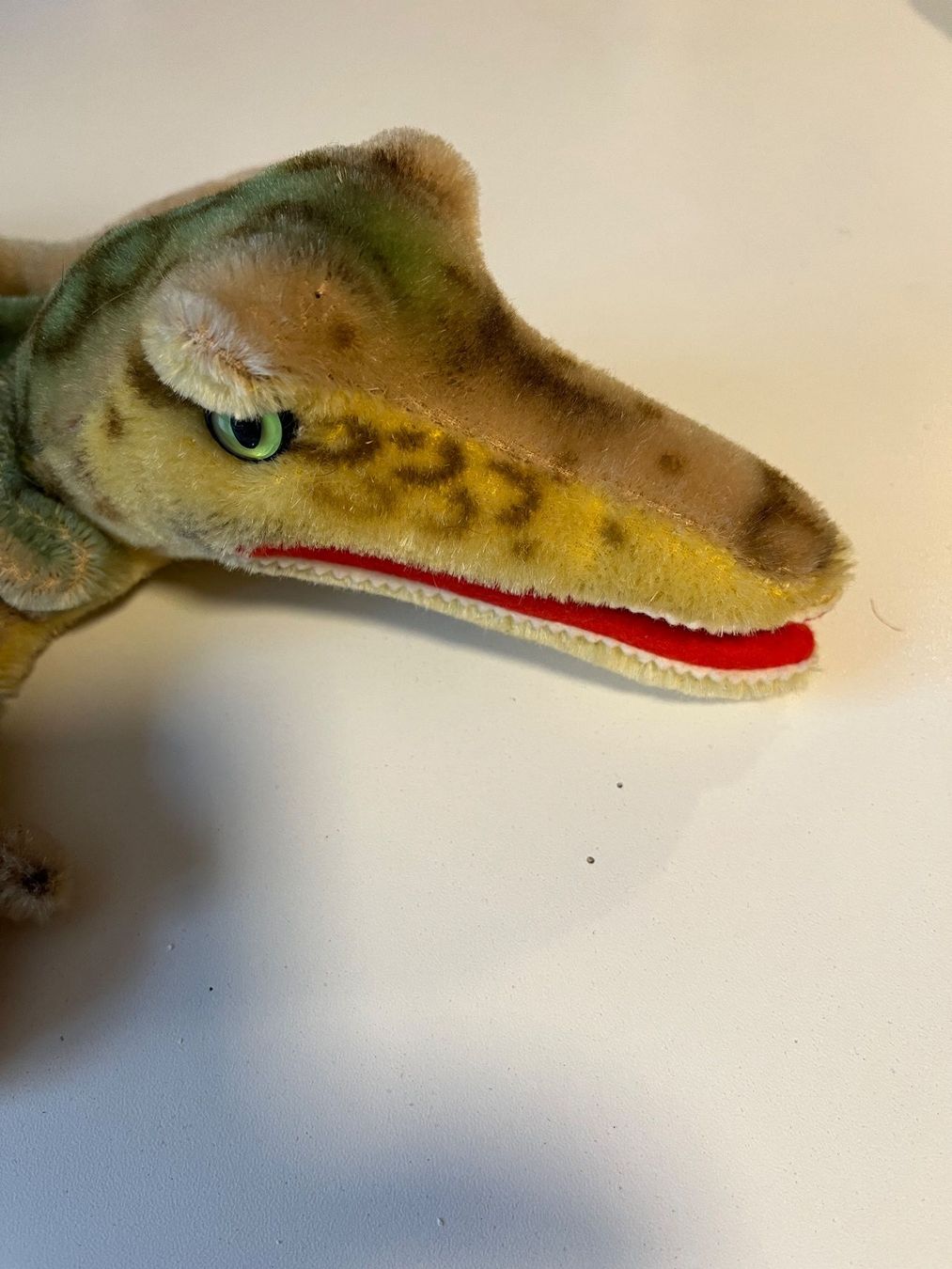 Steiff Giocattoli: Steiff Handpuppe Krokodil "Gaty" – Usato da Hagenbuch ZH venduto da Gasmen 3