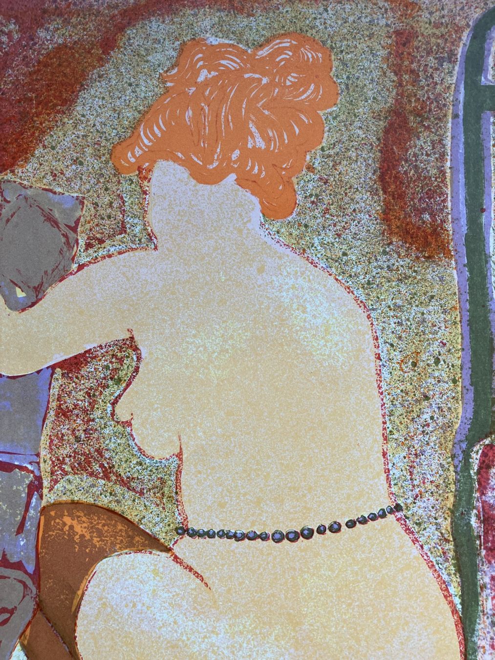 Grafica & Litografie: Akt in rot, signiert – Usato da Männedorf venduto da Amleto3 4