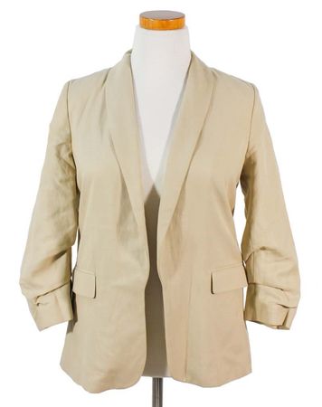 HALLHUBER Blazer mit Leinen Gr. 38