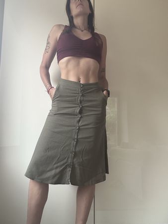 Green skirt 36