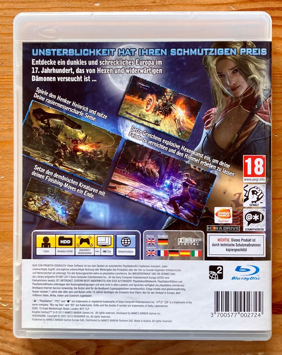 Sony Spiele: Rarität: Knights Contract - PS3 – Gebraucht aus Zürich von Djmotionch 3