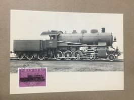 AK Bahn SBB Sonderkarte Gotthardbahn 1982 Stempel Göschenen