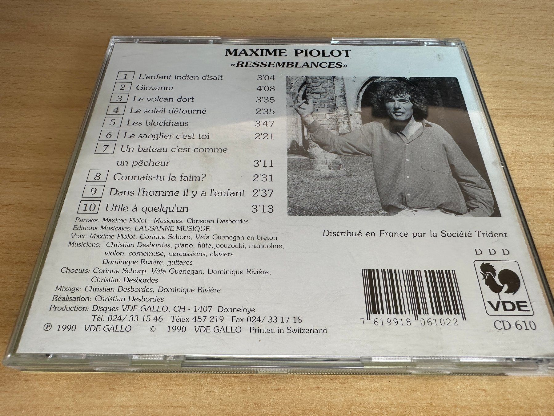 CD: Maxime Piolot – Ressemblances – Usato da Rikon im Tösstal venduto da Alpenmutz 1