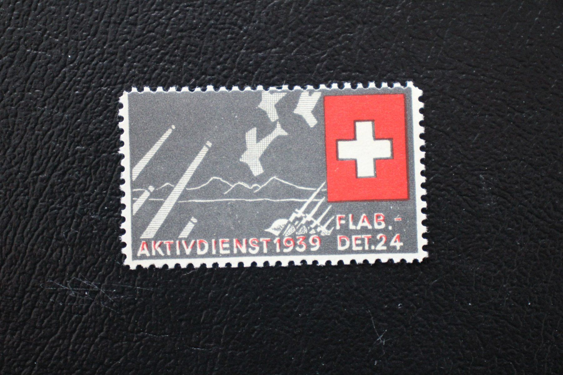 Tutti i francobolli: FLAB.- DET. 24  AKTIVDIENST 1939 – Usato da Wiedlisbach venduto da Hrudolfo