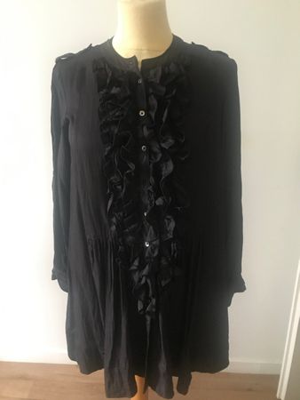 Chemise haut de gamme noire High Taille 42