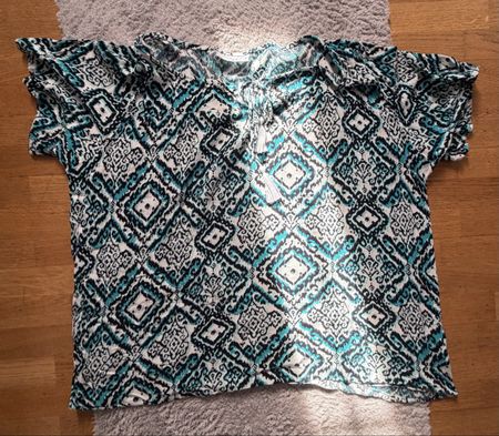 Damen Bluse Print Grösse L guter Zustand