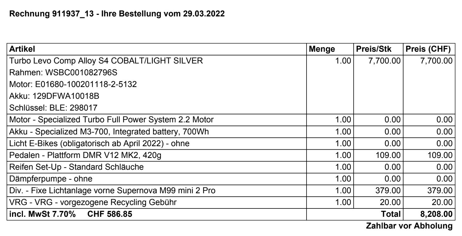 Specialized Biciclette: Specialized Turbo Levo Comp Alloy – Usato da Reinach BL venduto da bos_jm59 7