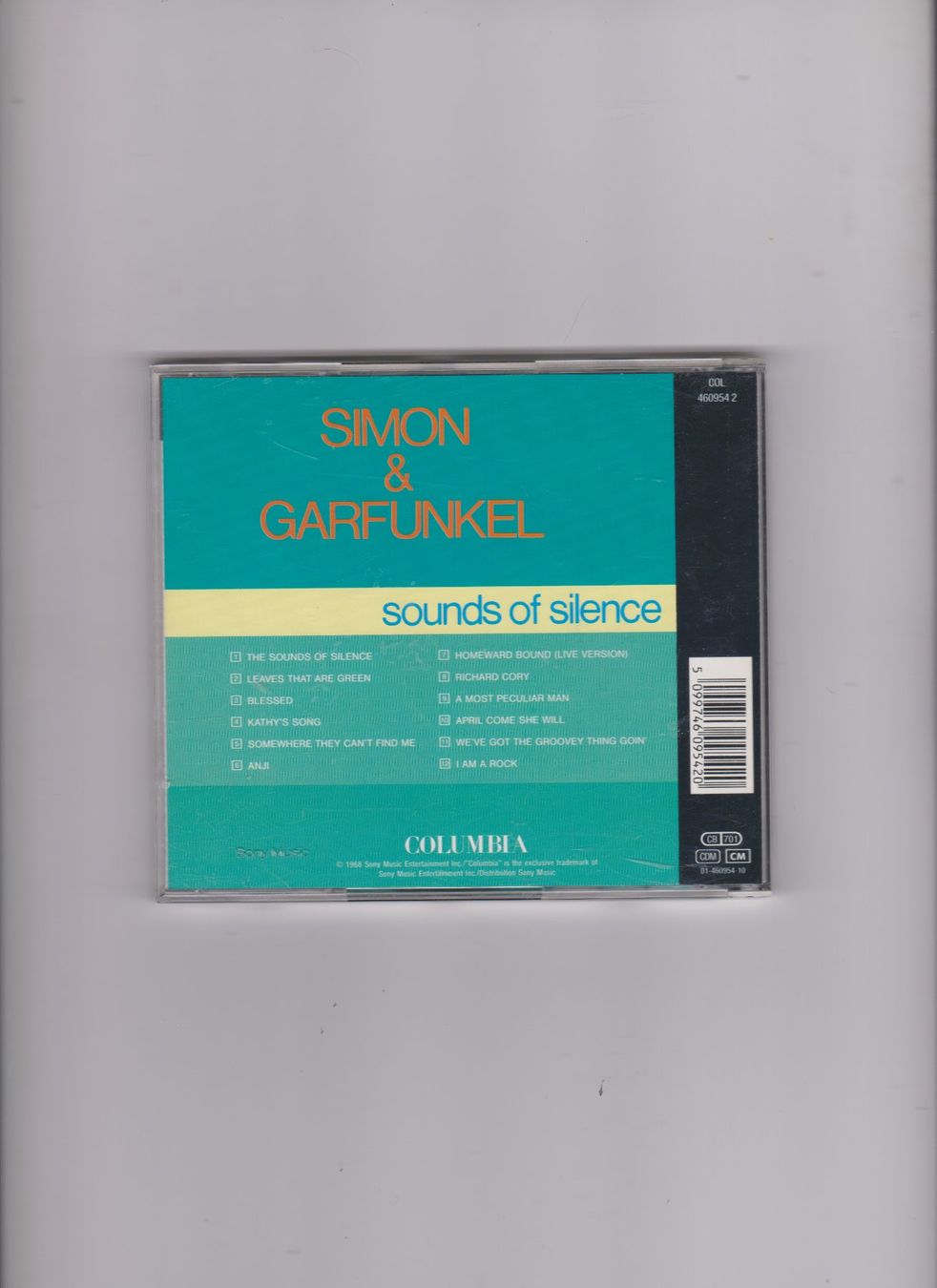 CD: CD SIMON & GARFUNKEL SOUNDS OF SILENCE – Usato da Bex venduto da Canouille 1