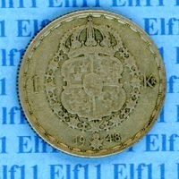 SEK___1.00 1948 ss+ 1 Krone
