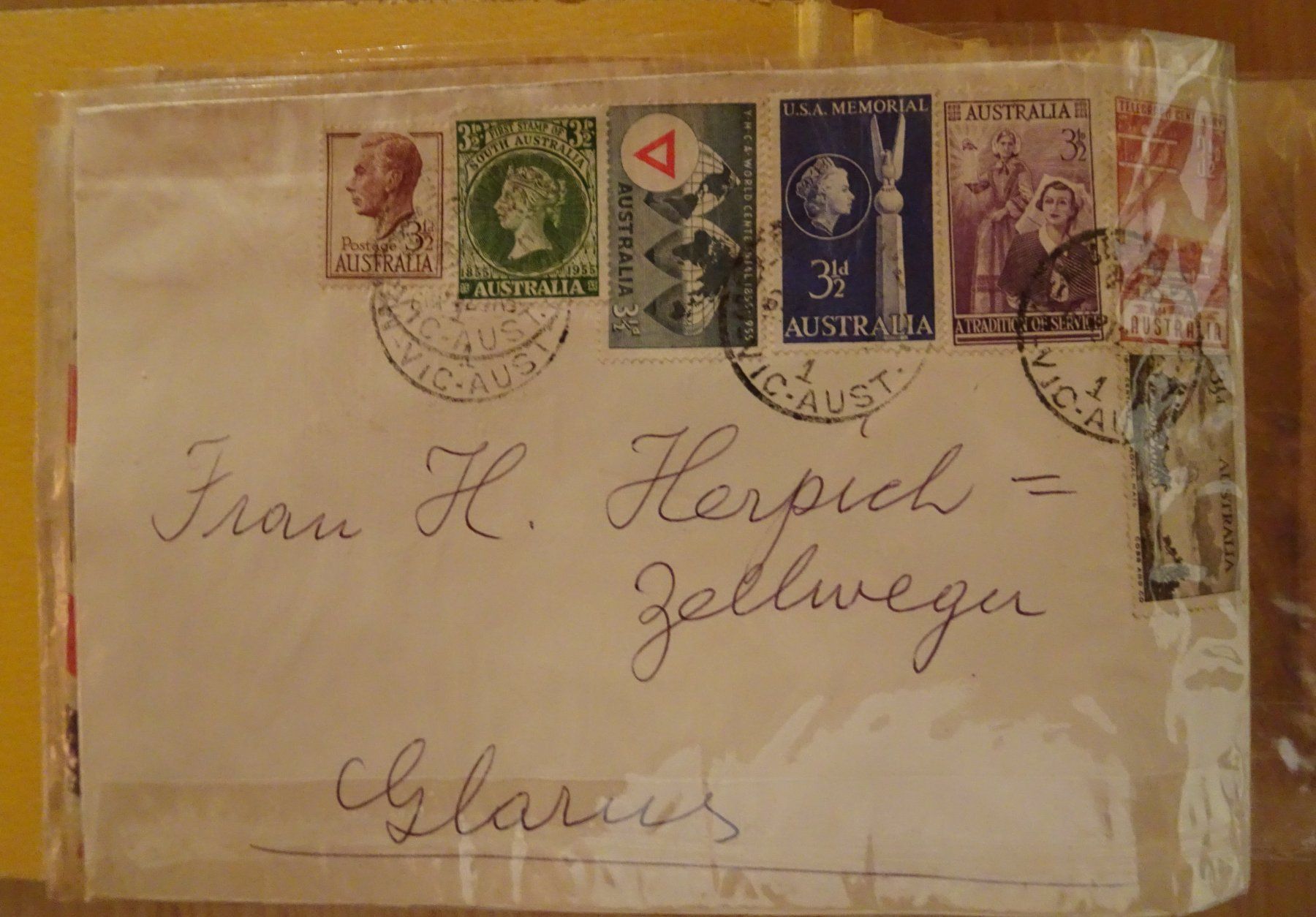 Tutti i francobolli: Briefmarken Australien Belege – Usato da Feldbrunnen venduto da MarcusSO 8