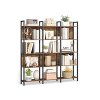 Bücherregal Küchenregal Standregal 5 Regalebenen HORUS