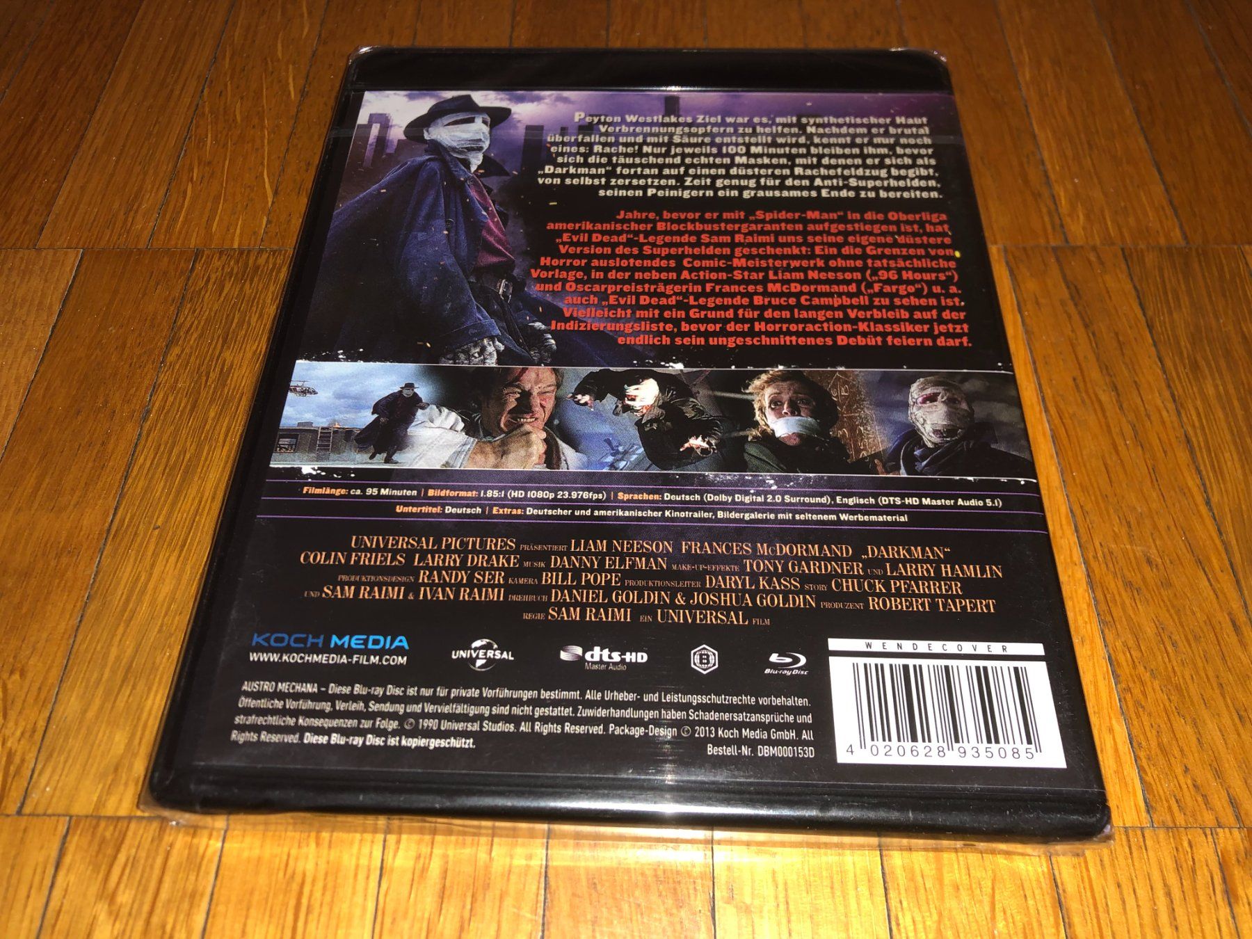 Tutti i DVDs: Darkman - BLU-RAY - UNCUT – Nuovo e nell'imballaggio originale da Basel venduto da havsok 1