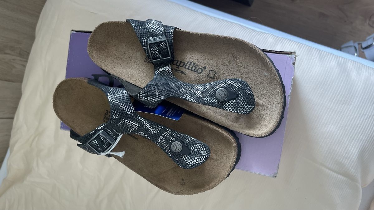 Chaussures femmes: Papillio Sandalen Gizeh Python Black Grösse 37 neu – Neuf avec emballage d'origine à Riehen par markstre11