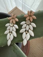 Elegante Ohrringe mit Blumenmuster