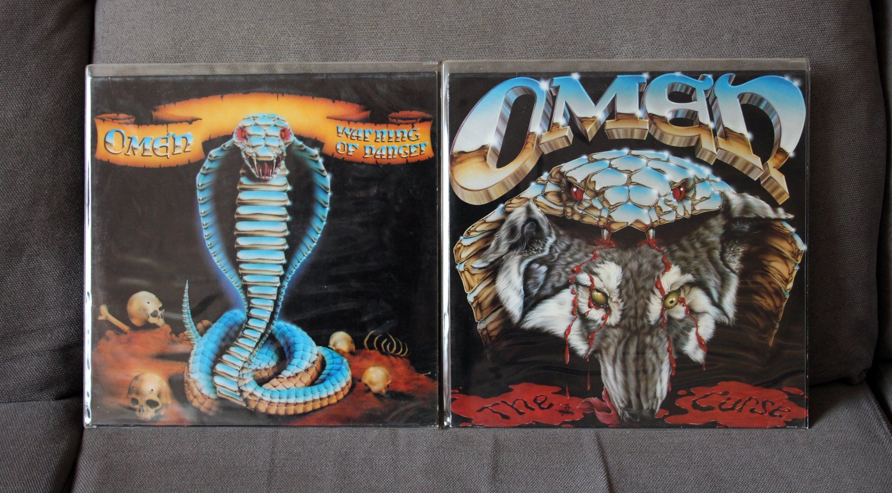 Schallplatten: Omen - Warning of Danger + The Curse – Gebraucht aus Münchenbuchsee von Chaoo