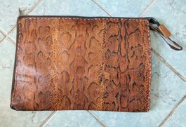 Porte-documents en peau de serpent – Vintage '50-'60 – RARE