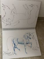 Einhorn Malbuch / mit Sticker