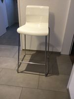 4 Barhocker GLENN weiss von IKEA / sehr gut erhalten