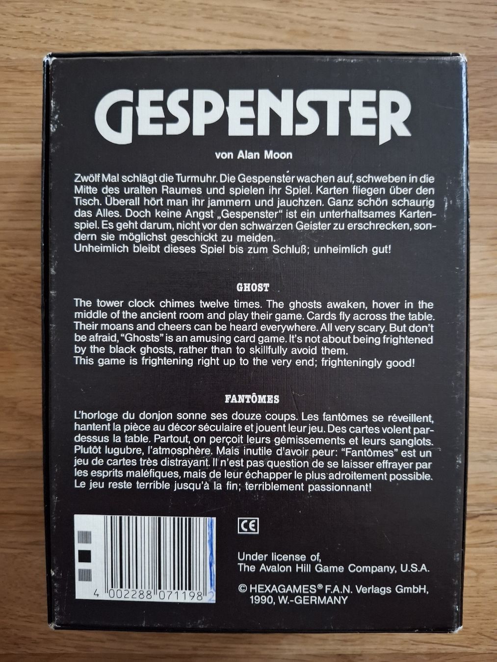 Spiele: Gespenster – Gebraucht aus Zürich von Vordermannd86 1