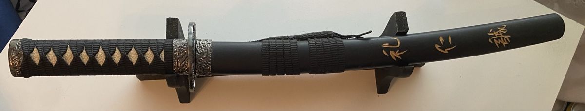 Altre raccolte & rarità: Samurai Dolch Deko mit Ständer ungeschliffen – Nuovo (secondo la descrizione) da Allschwil venduto da Deal_Tiger99 3