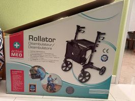 Rollator, Bad-Schemel und Toilettensitzerhöher