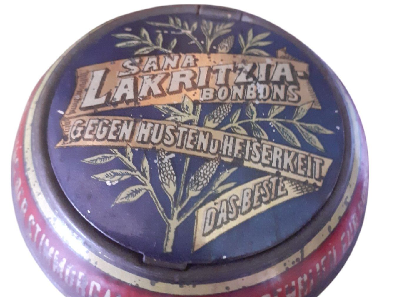 Barattoli: Antike Blechdose Lakrizia – Usato da Mörschwil venduto da antiksalon 1
