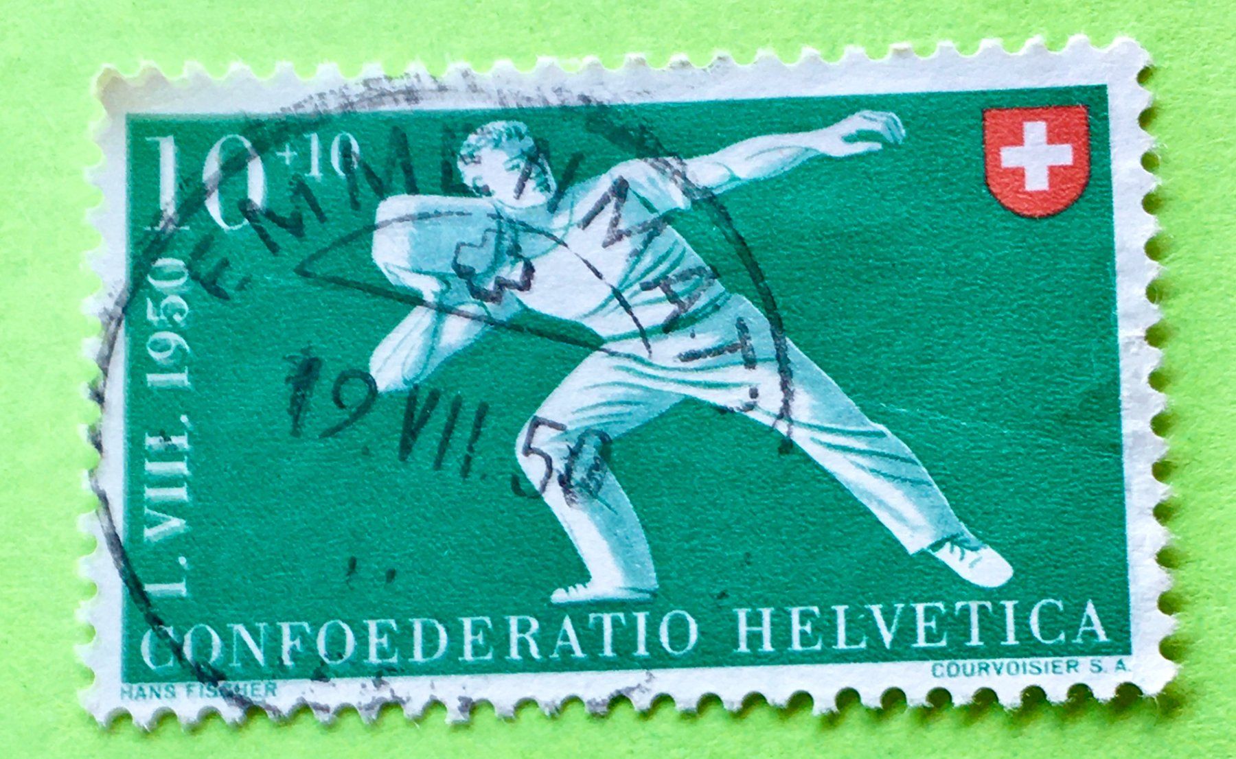 Alle Briefmarken: Nr.B 47 GESTEMPELT 1950  ﻿  – Gebraucht aus Aarau von Billa007