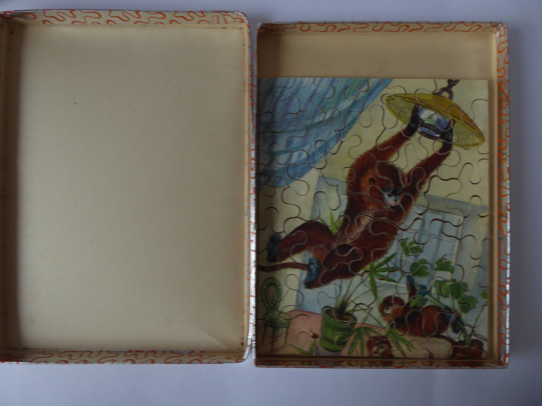 Penelope Puzzle: Nostalgie Penelope Holz Puzzle Äffli , 40 grössere Teile – Usato da Turbenthal venduto da Panau