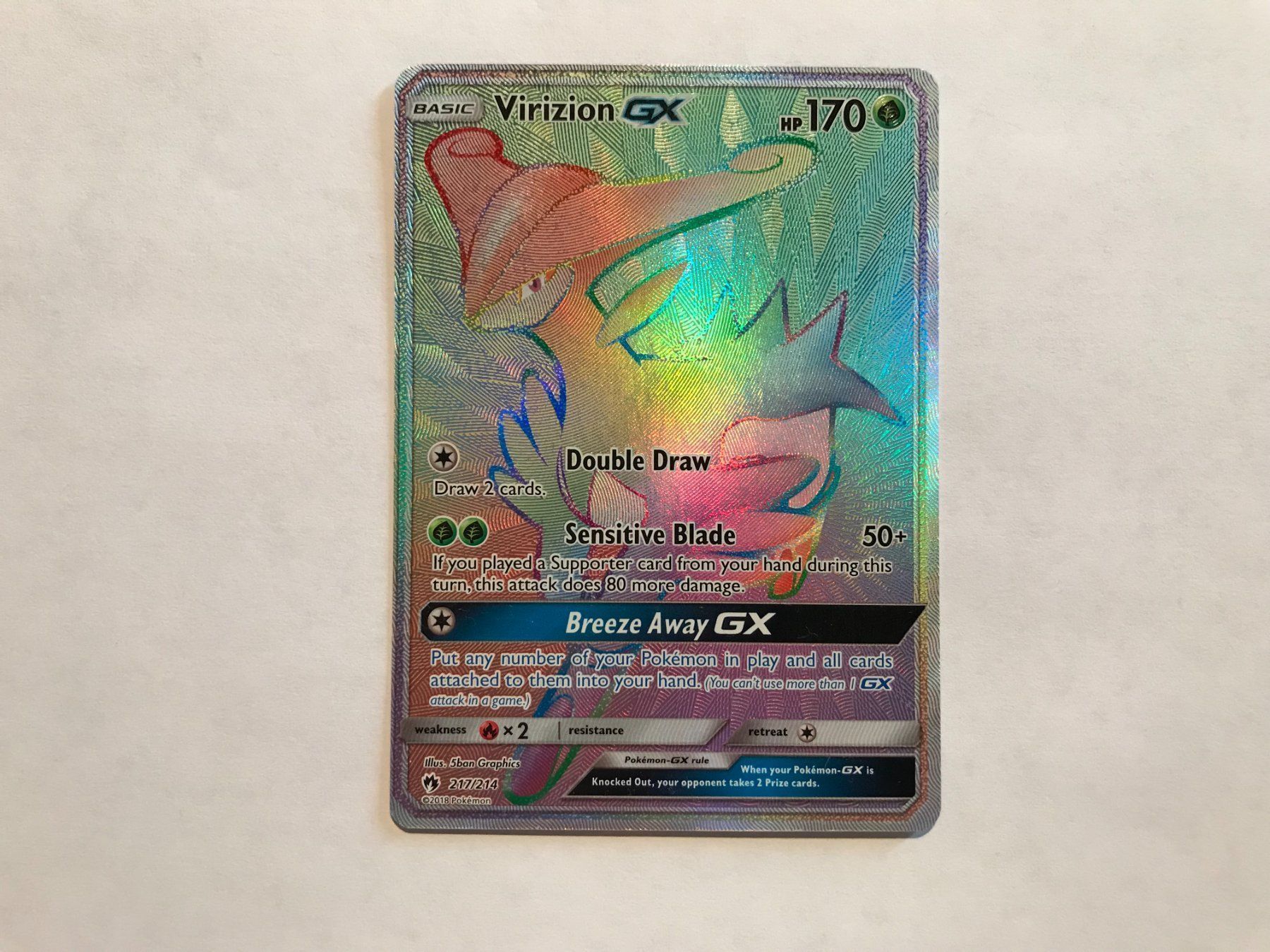 Pokémon Carte collezionabili: Virizion GX Rainbow – Nuovo (secondo la descrizione) da Hagendorn venduto da Pokecollectorch 1