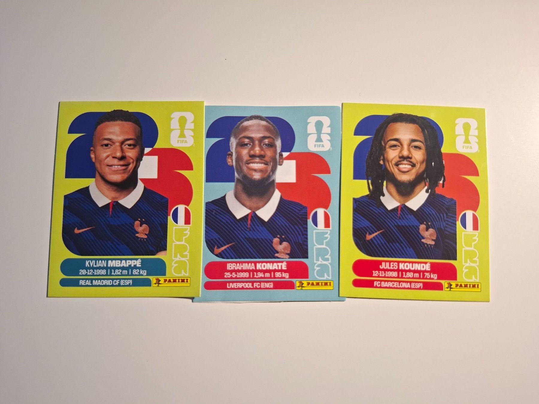 Panini Carte collezionabili: Panini Sticker Mbappé,Konaté und Koundé – Usato da Freienwil venduto da Taemy81