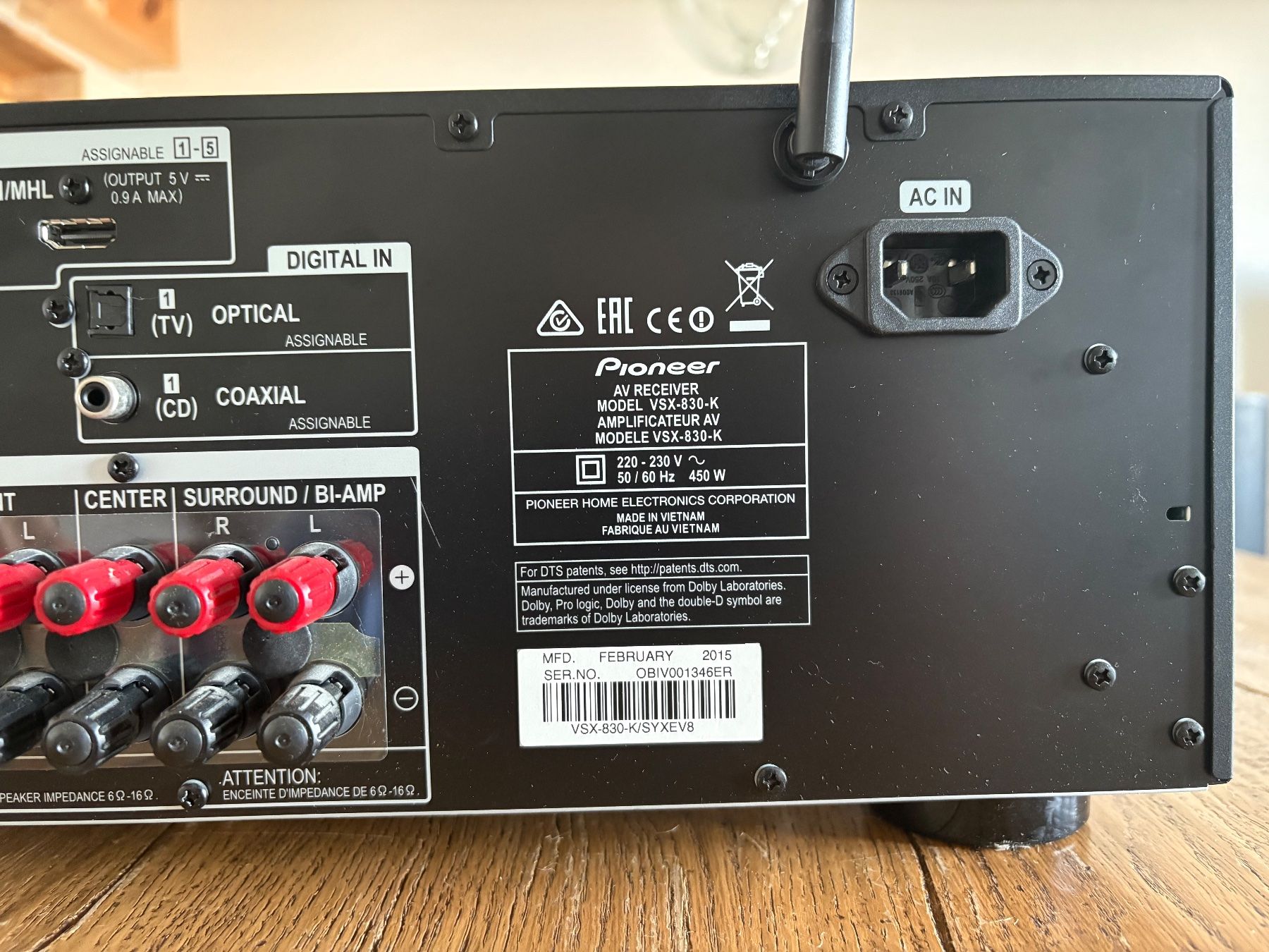 Pioneer Ricevitori: Pioneer AV Receiver – Usato da Basel venduto da Svenglas90 3