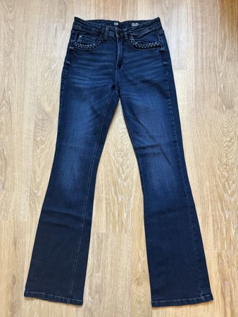 Jeans bleu foncé bootcut C&A, t.36/S