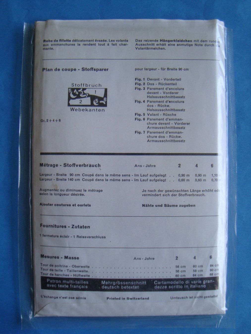 Cartamodelli: Schnittmuster Ringier g 5057 - Hängerkleidchen – Nuovo (secondo la descrizione) da Pfungen venduto da jungstein 1