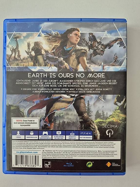 Spiele: Horizon Zero Dawn PS4  – Gebraucht aus Horw von Mschaefer 2