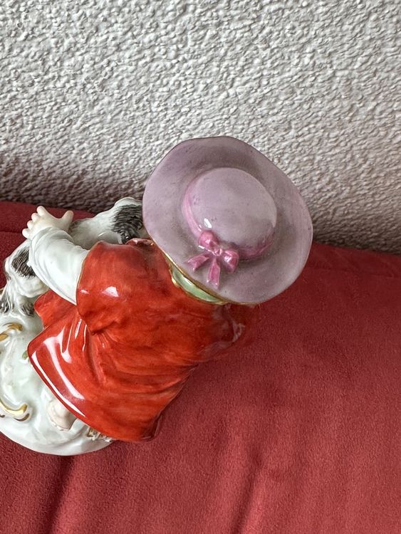 Meissen Gärtner Kind mit Hund 1.wahl Kaufen auf Ricardo