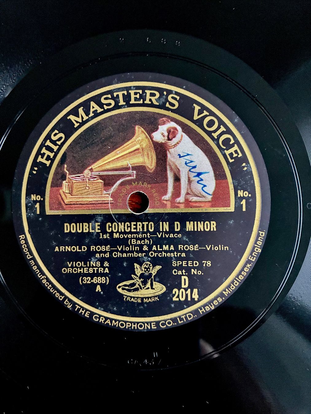Schallplatten: 3 Schellackplatten ARNOLD & ALMA ROSE Violine, historisch – Gebraucht aus St.Gallen von Leerer 1