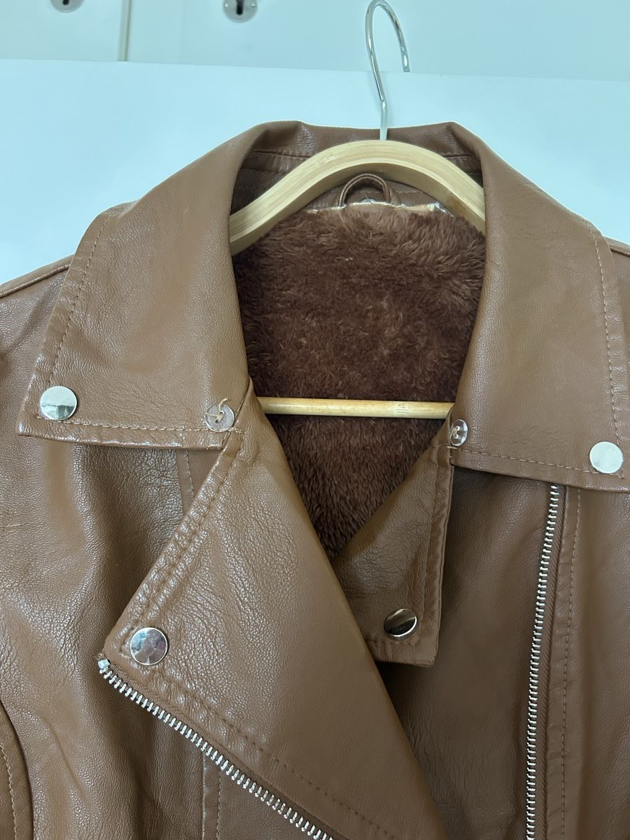 Giacche: brown faux leather jacket – Usato da Zürich venduto da ori_9dcy 2