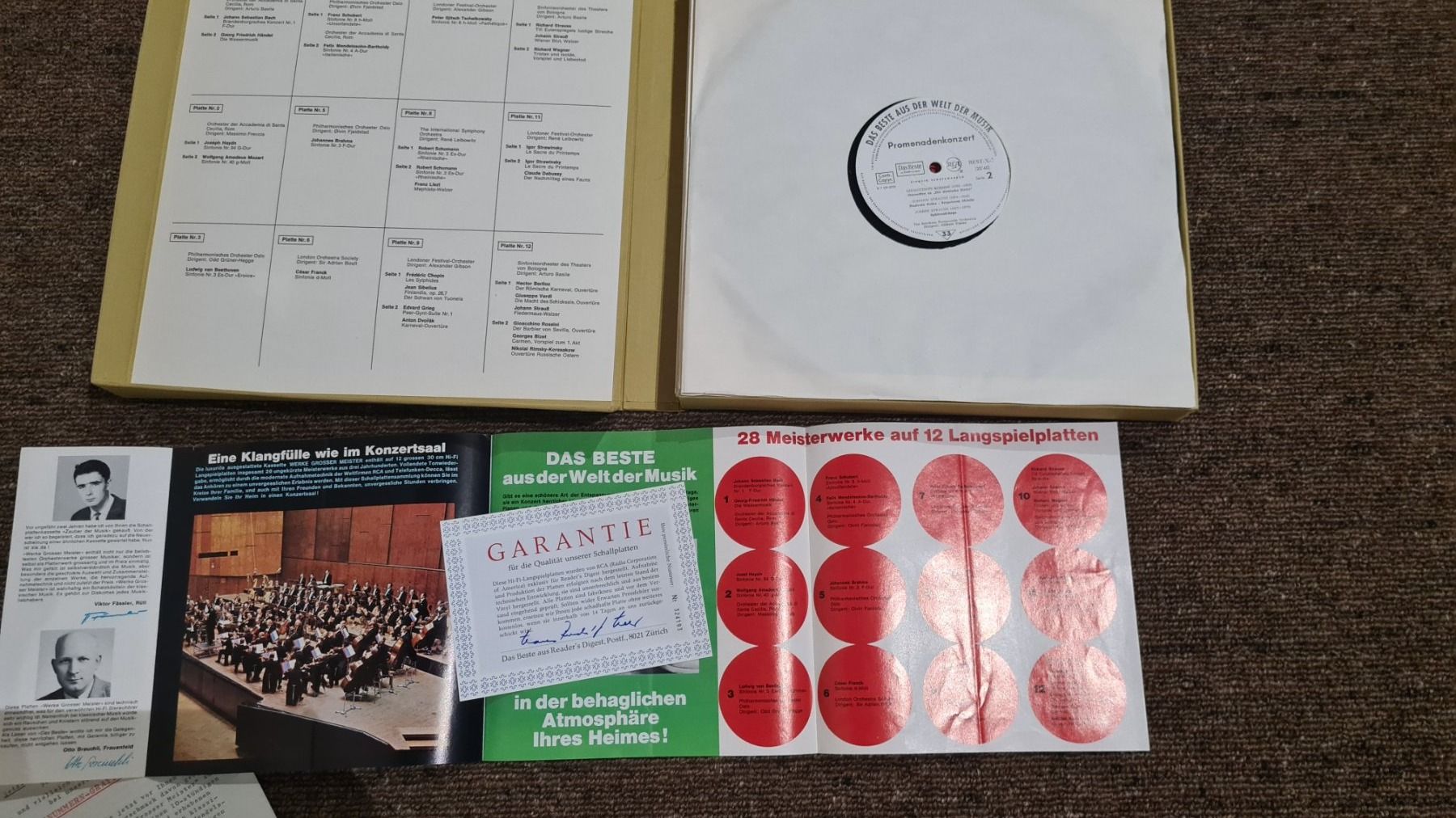 Dischi in vinile: Langspielplatten  "Werke Grosser Meister", – Usato da Winkel venduto da Heuresis 1