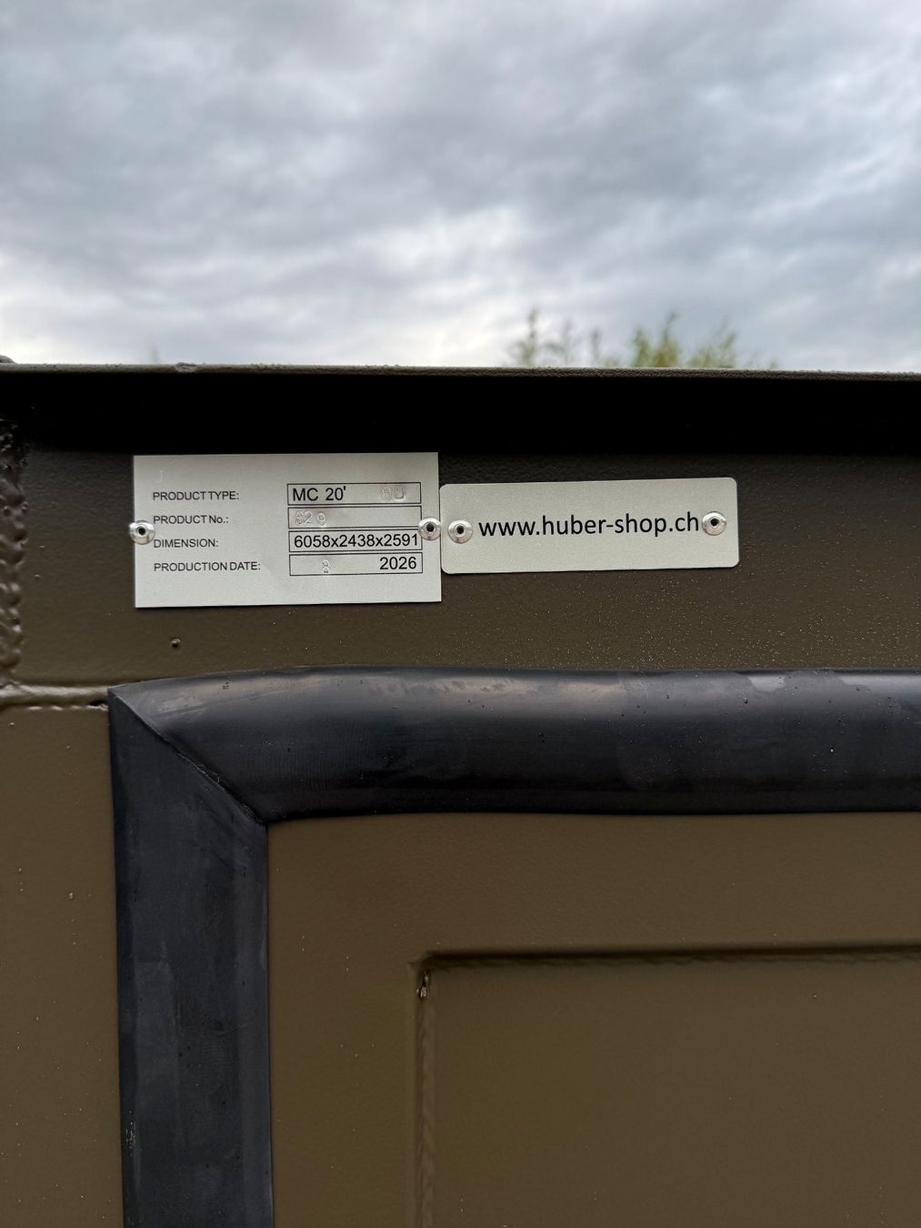 Contenitori edile: 20 Fuss Lagercontainer in grün, Open Side – Nuovo e nell'imballaggio originale da grosswangen venduto da Poliniman0 7